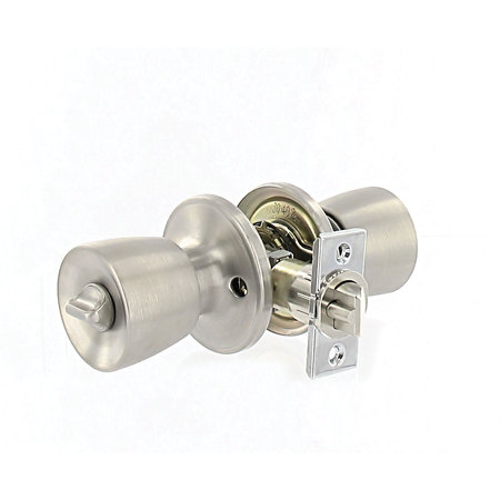 VALTERRA Valterra L32CS010 Stainless Steel Mobile Home Entrance Lock - Knob x Knob L32CS010